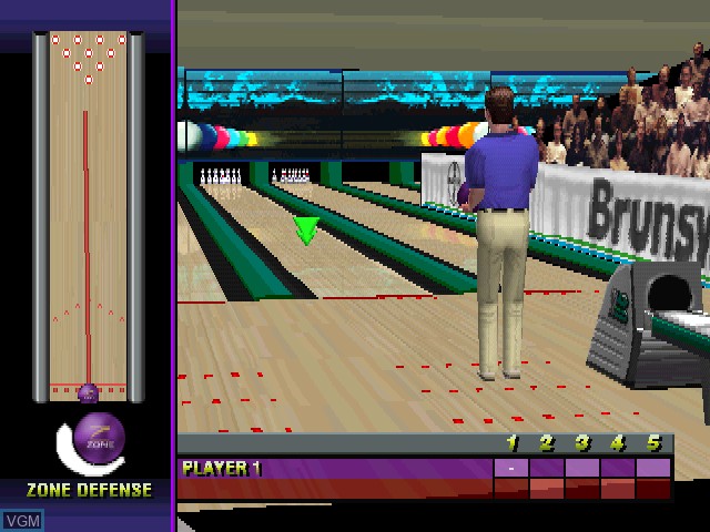 Image in-game du jeu Brunswick Circuit Pro Bowling sur Sony Playstation