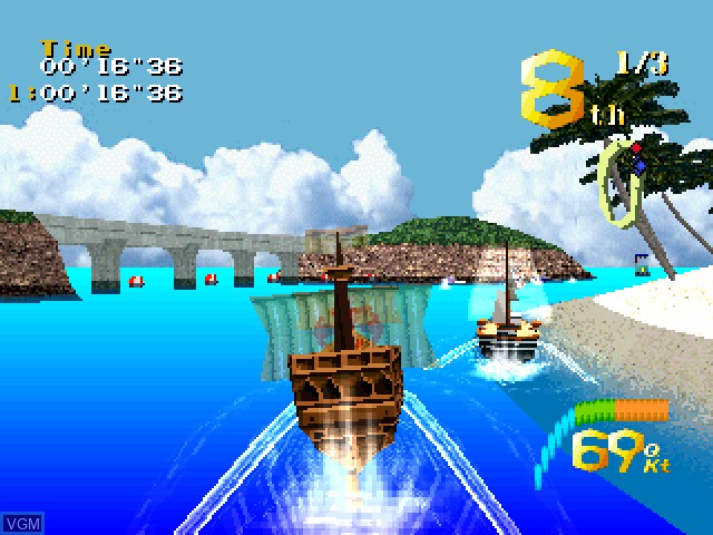 Image in-game du jeu Choro Q Marine - Q-Boat sur Sony Playstation