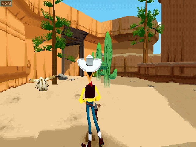 Image in-game du jeu Lucky Luke - Western Fever sur Sony Playstation