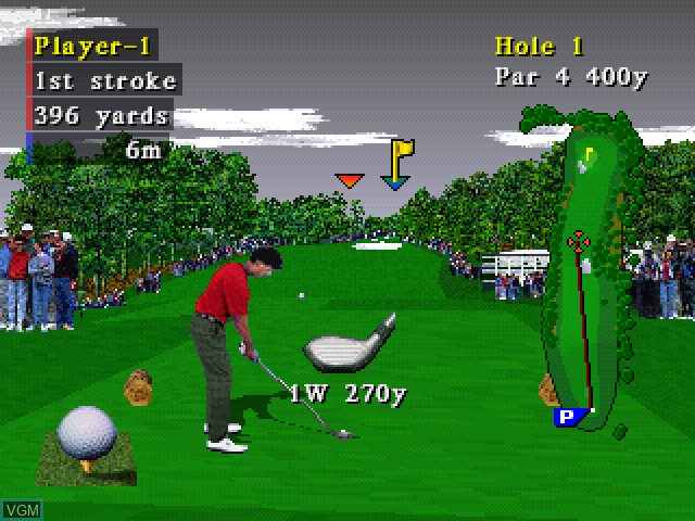 Image in-game du jeu Masters - Shin Harukanaru Augusta sur Sony Playstation