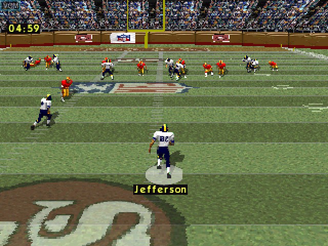 Image in-game du jeu NFL Gameday sur Sony Playstation