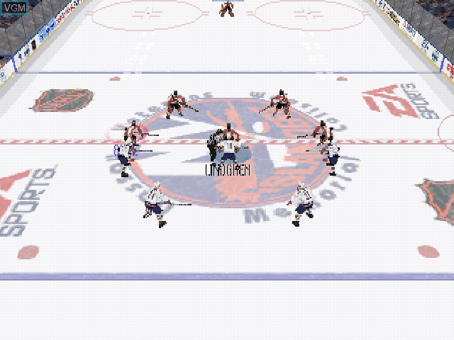 Image in-game du jeu NHL 2001 sur Sony Playstation