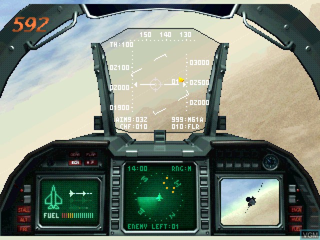 Image in-game du jeu Sidewinder sur Sony Playstation