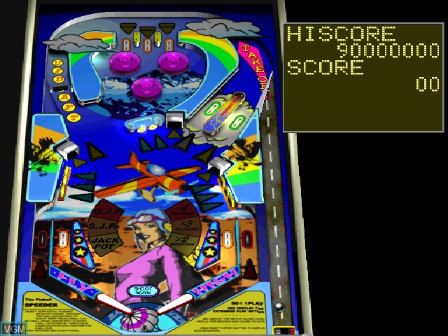 Image in-game du jeu Simple 1500 Series Vol. 11 - The Pinball sur Sony Playstation