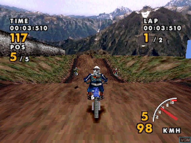 Image in-game du jeu Simple 1500 Series Vol. 17 - The Bike Race sur Sony Playstation