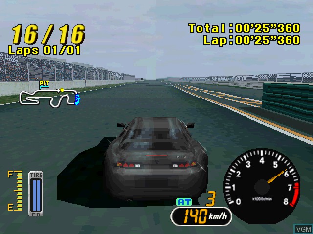 Image in-game du jeu Simple 1500 Series Vol. 38 - The Real Racing - Toyota sur Sony Playstation