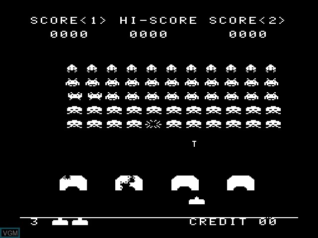 Image in-game du jeu Space Invaders 2000 sur Sony Playstation