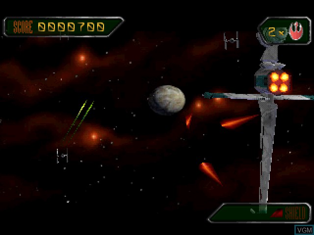 Image in-game du jeu Star Wars - Rebel Assault II - The Hidden Empire sur Sony Playstation