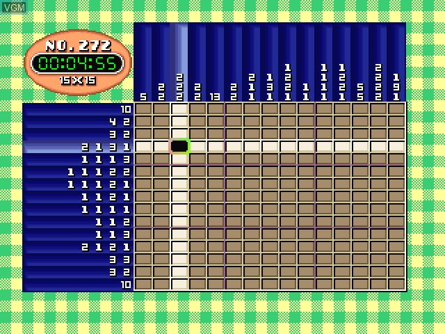 Image in-game du jeu SuperLite 1500 Series - Oekaki Puzzle sur Sony Playstation
