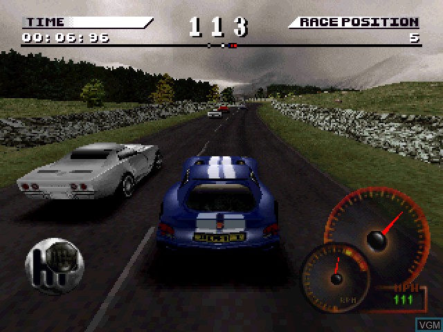 Image in-game du jeu Test Drive 4 sur Sony Playstation