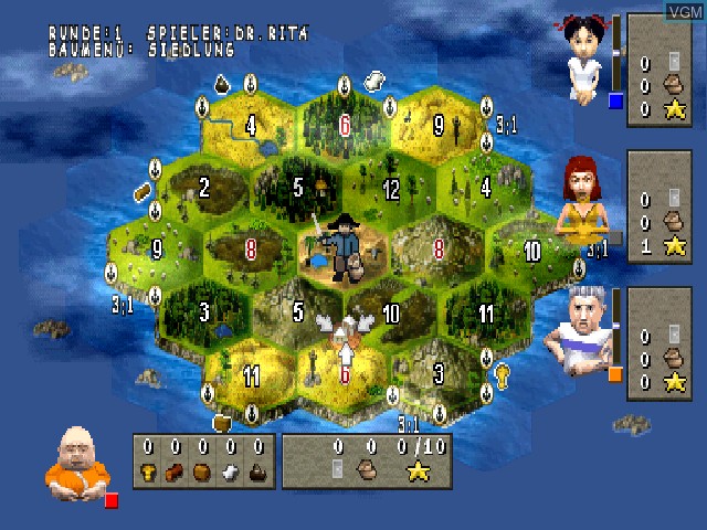 Image in-game du jeu Catan - Die Erste Insel sur Sony Playstation