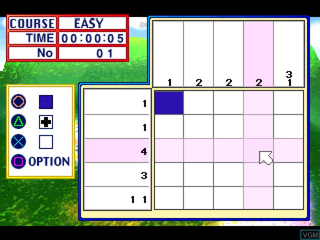 Image in-game du jeu Colorful Logic sur Sony Playstation