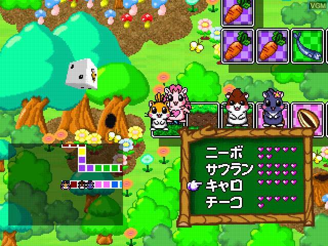 Image in-game du jeu Dokodemo Hamster 4 - Doki Doki Sugoroku Daibouken! sur Sony Playstation