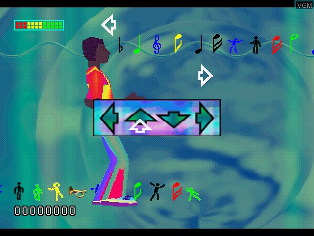Image in-game du jeu Rhythm Beat sur Sony Playstation