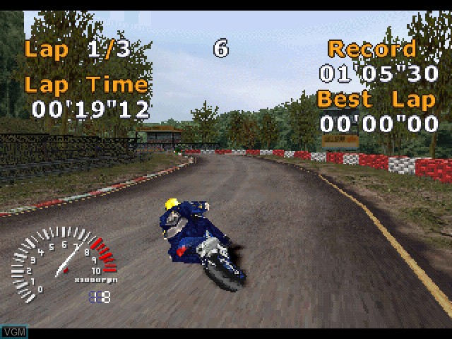 Image in-game du jeu Superbike Masters sur Sony Playstation