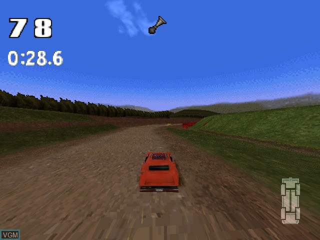Image in-game du jeu Dukes of Hazzard, The - Racing for Home sur Sony Playstation