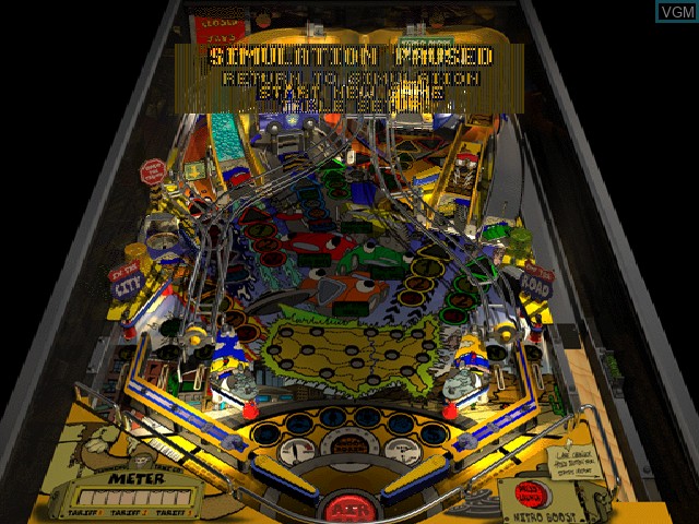 Image in-game du jeu Pro Pinball - Big Race USA sur Sony Playstation