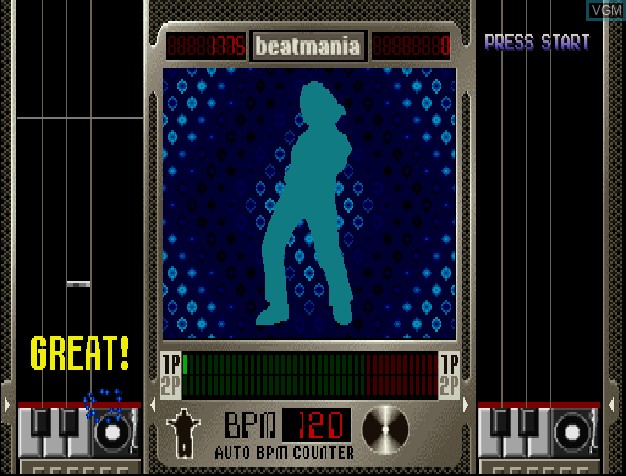 Image in-game du jeu BeatMania Append GottaMix sur Sony Playstation