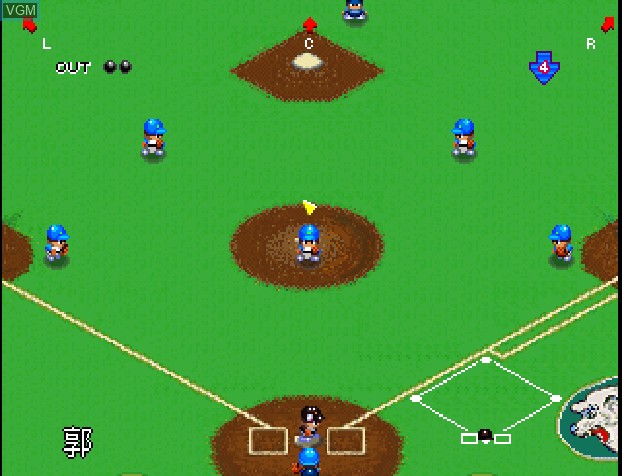 Image in-game du jeu Jikkyou Powerful Pro Yakyuu '95 sur Sony Playstation