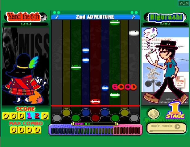 Image in-game du jeu Pop'n Music 6 sur Sony Playstation