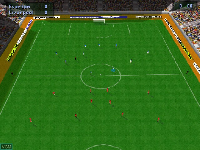 Image in-game du jeu Kick Off World sur Sony Playstation