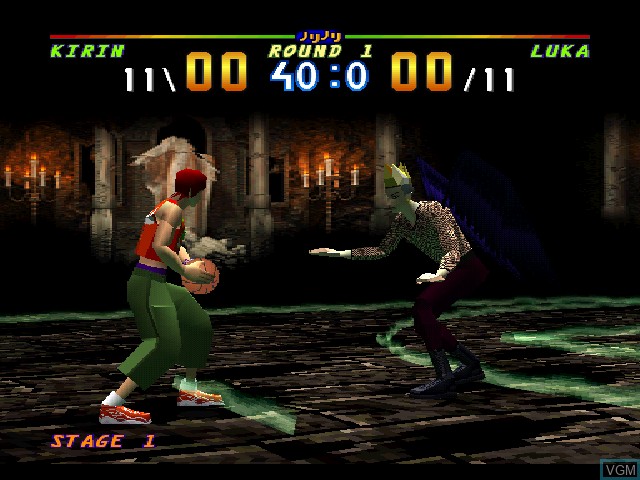 Image in-game du jeu One on One sur Sony Playstation