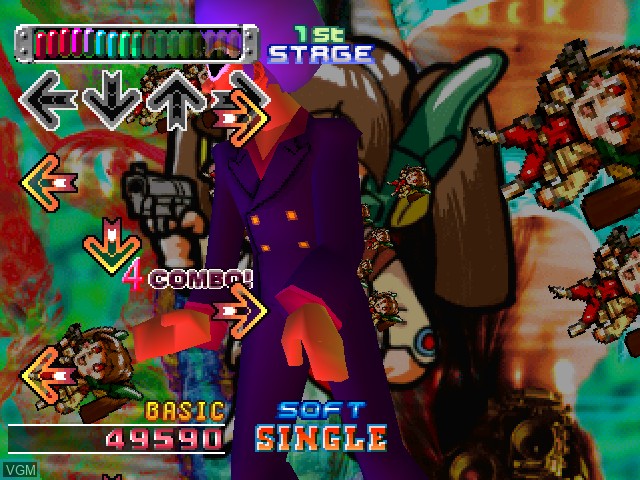 Image in-game du jeu Dance Dance Revolution 3rd Mix sur Sony Playstation