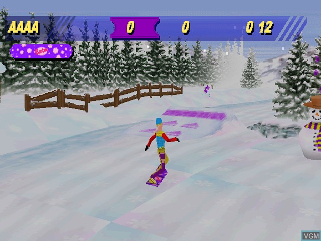 Image in-game du jeu Barbie Super Sports sur Sony Playstation