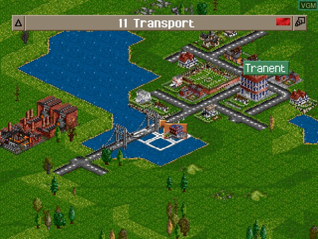 Image in-game du jeu Transport Tycoon sur Sony Playstation