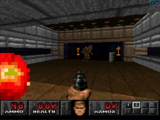 Image in-game du jeu DOOM sur Sony Playstation
