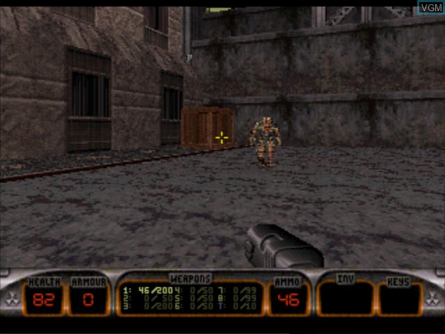 Image in-game du jeu Duke Nukem sur Sony Playstation