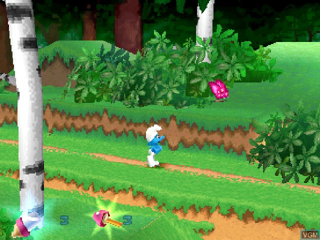 Image in-game du jeu Smurfs, The sur Sony Playstation