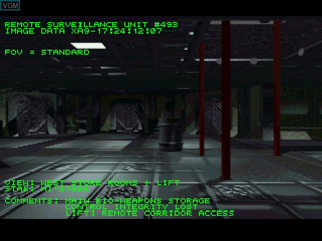 Image in-game du jeu Cyberwar sur Sony Playstation
