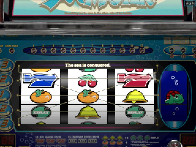 Image in-game du jeu Jissen Pachi-Slot Hisshouhou! Single - Sea Master X sur Sony Playstation