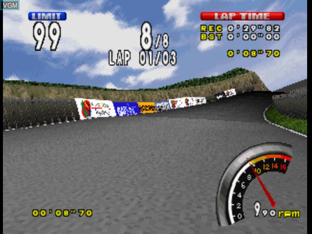 Image in-game du jeu Ayrton Senna Kart Duel Special sur Sony Playstation