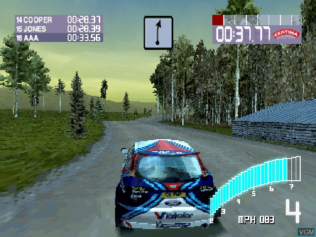 Image in-game du jeu Colin McRae Rally 2.0 / No Fear Downhill Mountain Biking sur Sony Playstation