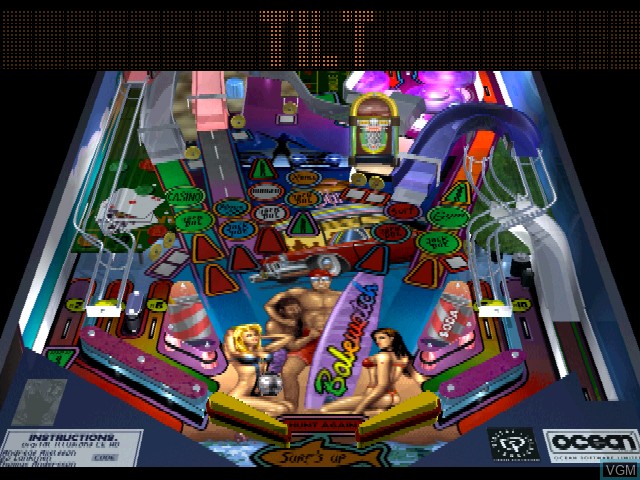 Image in-game du jeu True Pinball sur Sony Playstation