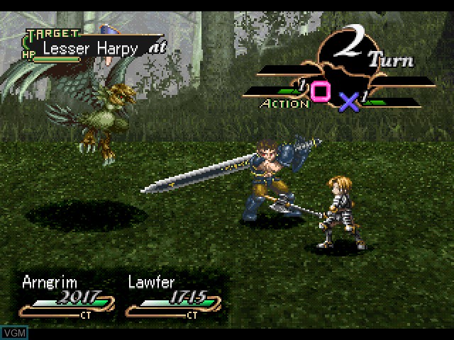 Image in-game du jeu Valkyrie Profile sur Sony Playstation
