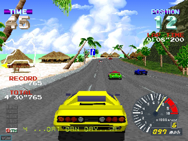 Image in-game du jeu Ridge Racer Revolution sur Sony Playstation