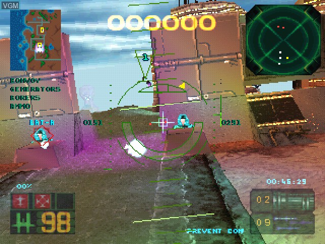 Image in-game du jeu Invasion sur Sony Playstation