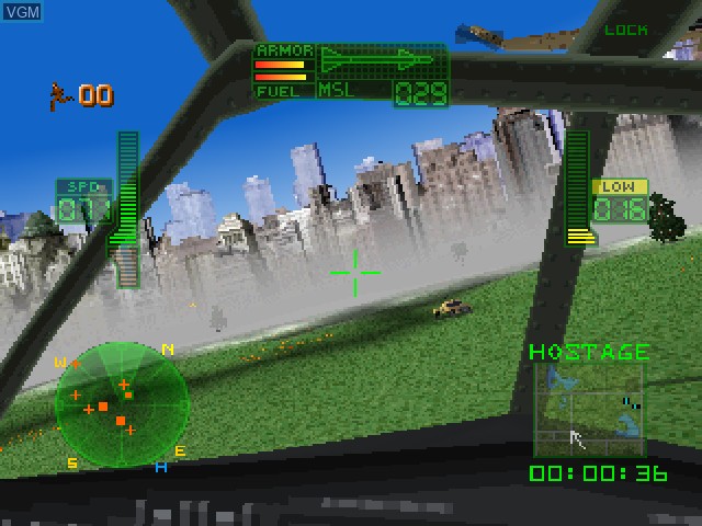 Image in-game du jeu Black Dawn sur Sony Playstation