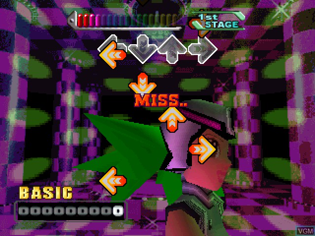 Image in-game du jeu Dance Dance Revolution Extra Mix sur Sony Playstation