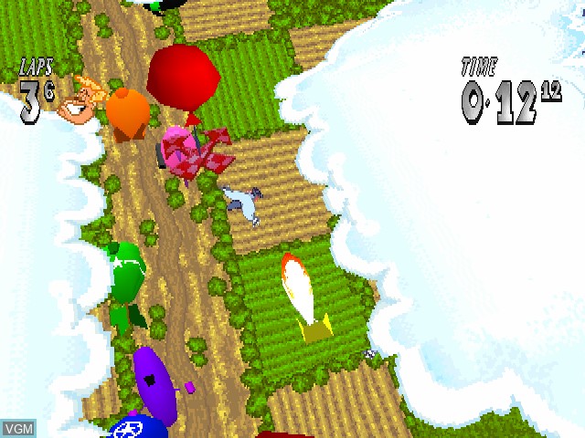 Image in-game du jeu Dare Devil Derby 3D sur Sony Playstation