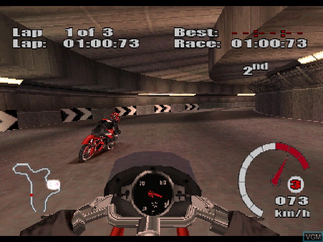 Image in-game du jeu Ducati World sur Sony Playstation