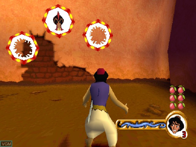 Image in-game du jeu Aladdin in Nasira's Revenge sur Sony Playstation
