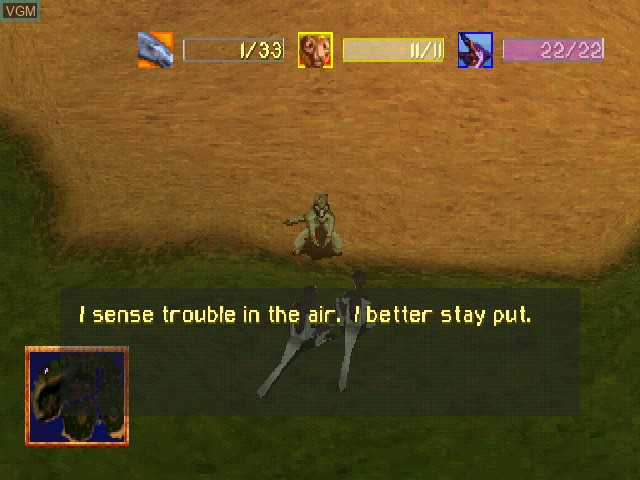 Image in-game du jeu Dinosaur sur Sony Playstation
