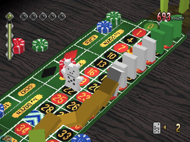 Image in-game du jeu Domino-kun o Tomenaide sur Sony Playstation