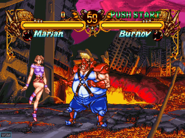 Image in-game du jeu Double Dragon sur Sony Playstation