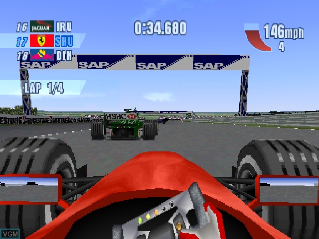 Image in-game du jeu F1 Championship Season 2000 sur Sony Playstation