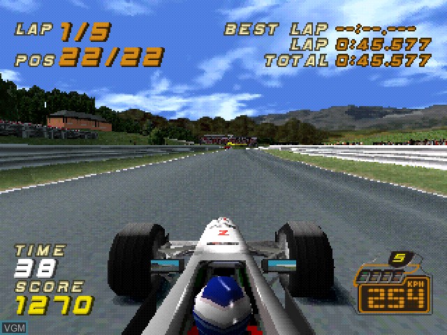 Image in-game du jeu F1 Racing Championship sur Sony Playstation